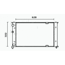 RM0558 EQUAL QUALITY Радиатор, охлаждение двигателя