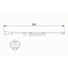 1 987 473 538 BOSCH Сигнализатор, износ тормозных колодок