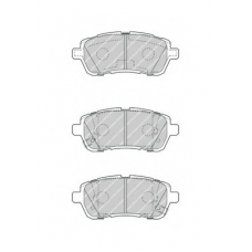 FDB4426 FERODO Комплект тормозных колодок, дисковый тормоз