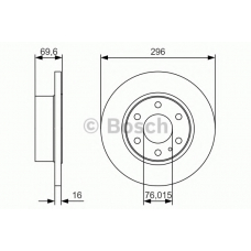 0 986 479 A51 BOSCH Тормозной диск