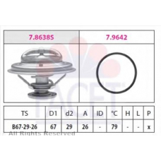 7.8638 FACET Термостат, охлаждающая жидкость