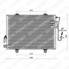 TSP0225131 DELPHI Конденсатор, кондиционер