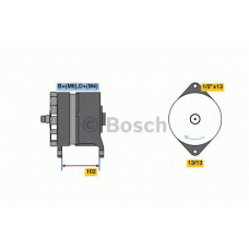 0 986 081 030 BOSCH Генератор