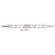 432917B BENDIX Трос, стояночная тормозная система