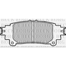 BBP2336 BORG & BECK Комплект тормозных колодок, дисковый тормоз