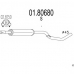 01.80680 MTS Средний глушитель выхлопных газов