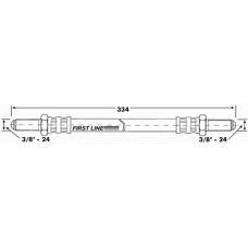 FBH6168 FIRST LINE Тормозной шланг