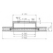 BSF4328 QUINTON HAZELL Тормозной диск