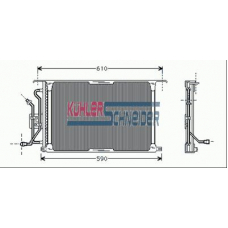 1821301 KUHLER SCHNEIDER Конденсатор, кондиционер