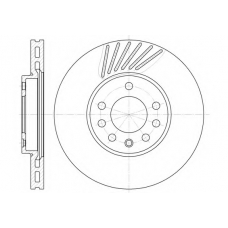 6494 10 KAWE Тормозной диск