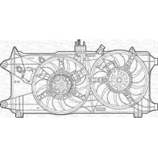 069422034010 MAGNETI MARELLI Вентилятор, охлаждение двигателя