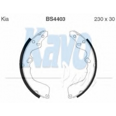 BS-4403 KAVO PARTS Комплект тормозных колодок