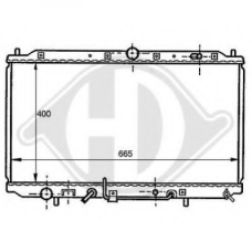 8122148 DIEDERICHS Радиатор, охлаждение двигателя