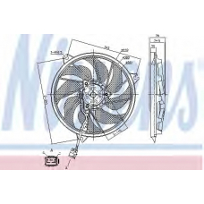 85787 NISSENS Вентилятор, охлаждение двигателя