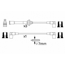 0 356 912 825 BOSCH Комплект проводов зажигания