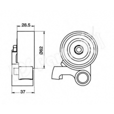 ITB-6255 IPS Parts Устройство для натяжения ремня, ремень грм