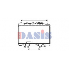 111040N AKS DASIS Радиатор, охлаждение двигателя