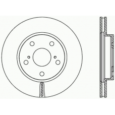 BDR2423.20 OPEN PARTS Тормозной диск