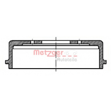 BT 2111 METZGER Тормозной барабан