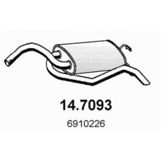14.7093 ASSO Глушитель выхлопных газов конечный