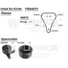 F904376V FLENNOR Комплект ремня грм