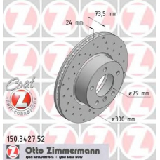 150.3427.52 ZIMMERMANN Тормозной диск