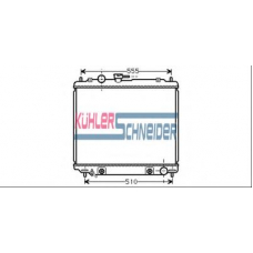 0507711 KUHLER SCHNEIDER Радиатор, охлаждение двигател
