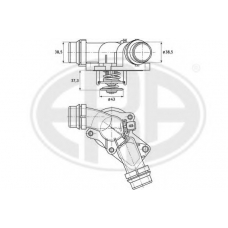 350083 ERA Термостат, охлаждающая жидкость