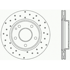 BDRS1700.25 OPEN PARTS Тормозной диск