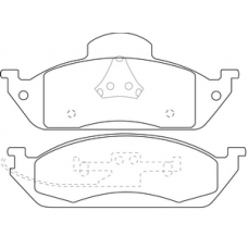 PN-0116 JNBK Колодки тормозные