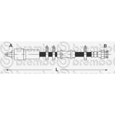 T 50 045 BREMBO Тормозной шланг