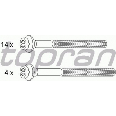 401 169 TOPRAN Комплект болтов головки цилидра