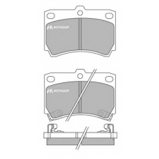 LVXL629 MOTAQUIP Комплект тормозных колодок, дисковый тормоз