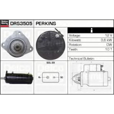 DRS3505 DELCO REMY Стартер