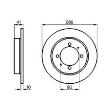 0 986 478 716 BOSCH Тормозной диск