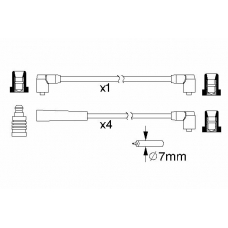 0 986 357 216 BOSCH Комплект проводов зажигания