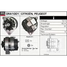 DRA1001 DELCO REMY Генератор