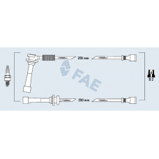 85145 FAE Комплект проводов зажигания