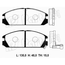 IBD-1418 IPS Parts Комплект тормозных колодок, дисковый тормоз