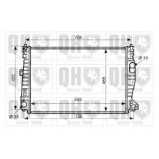 QER2377 QUINTON HAZELL Радиатор, охлаждение двигателя