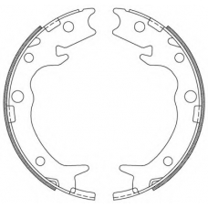 BSA2212.00 OPEN PARTS Комплект тормозных колодок