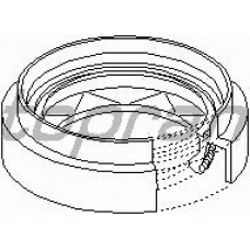 200 533 TOPRAN Уплотняющее кольцо, дифференциал