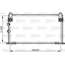 814269 VALEO Конденсатор, кондиционер