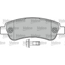 598892 VALEO Комплект тормозных колодок, дисковый тормоз