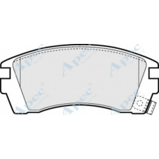 PAD808 APEC Комплект тормозных колодок, дисковый тормоз