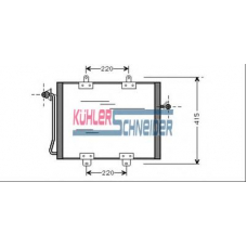 0922101 KUHLER SCHNEIDER Конденсатор, кондиционер