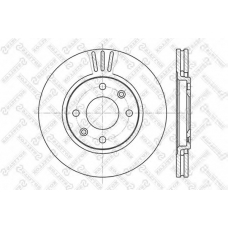 6020-3719V-SX STELLOX Тормозной диск