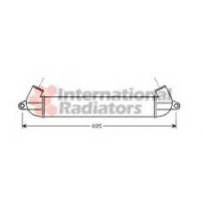 17004271 VAN WEZEL Интеркулер