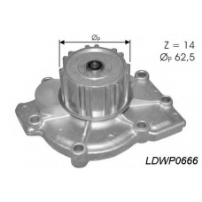 LDWP0666 TRW Водяной насос
