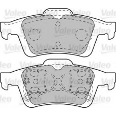 601005 VALEO Комплект тормозных колодок, дисковый тормоз
